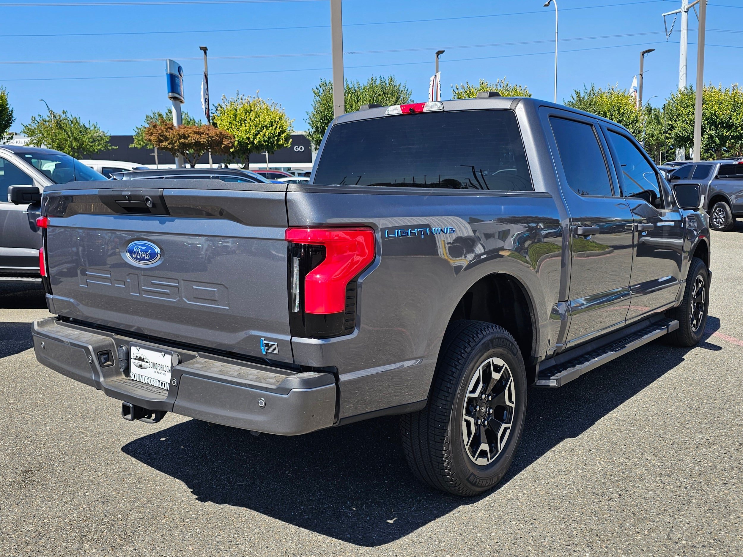 Certified 2023 Ford F150 Lightning XLT w/ Tow Technology Package AWD/4WD image 5