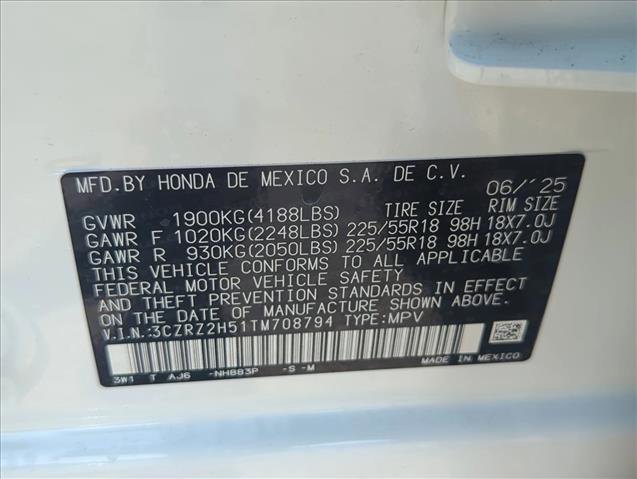 New 2026 Honda HR-V Sport image 24