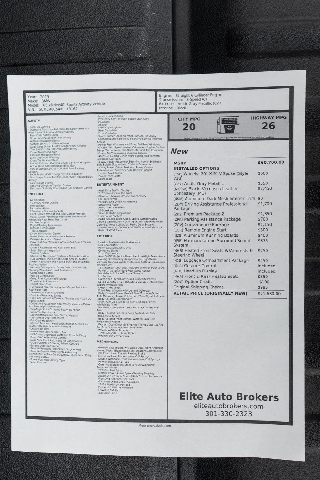 Used 2019 BMW X5 xDrive40i image 63