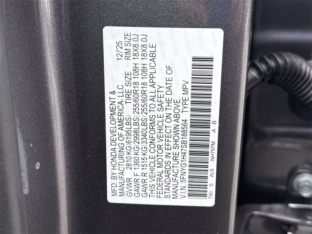 New 2025 Honda Pilot EX-L image 26