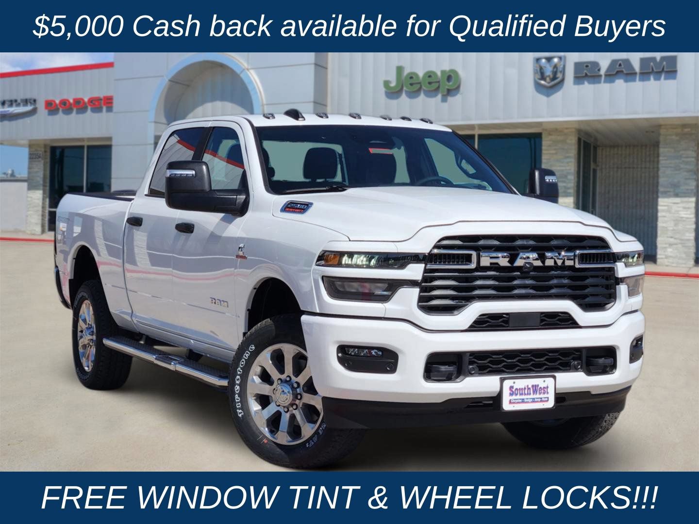 New 2026 RAM 2500 Lone Star AWD/4WD 360° Tour