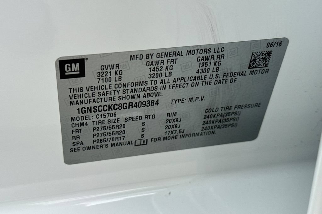 Used 2016 Chevrolet Tahoe LTZ RWD image 40