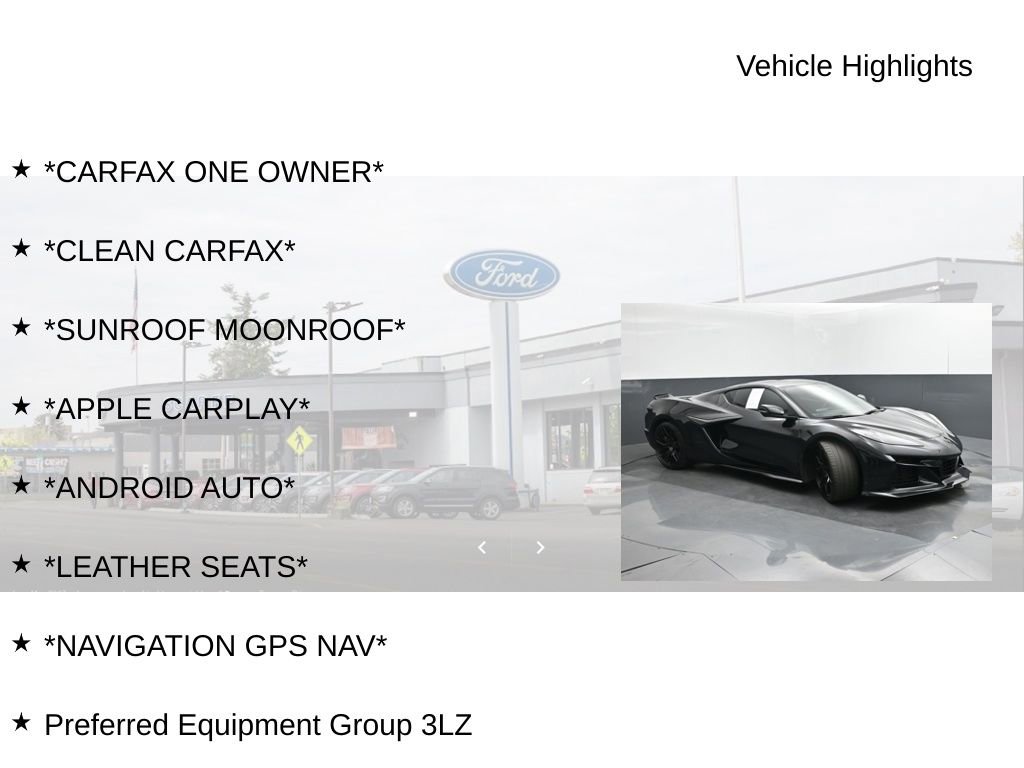 Used 2023 Chevrolet Corvette Z06 w/ Engine Appearance Package RWD image 19