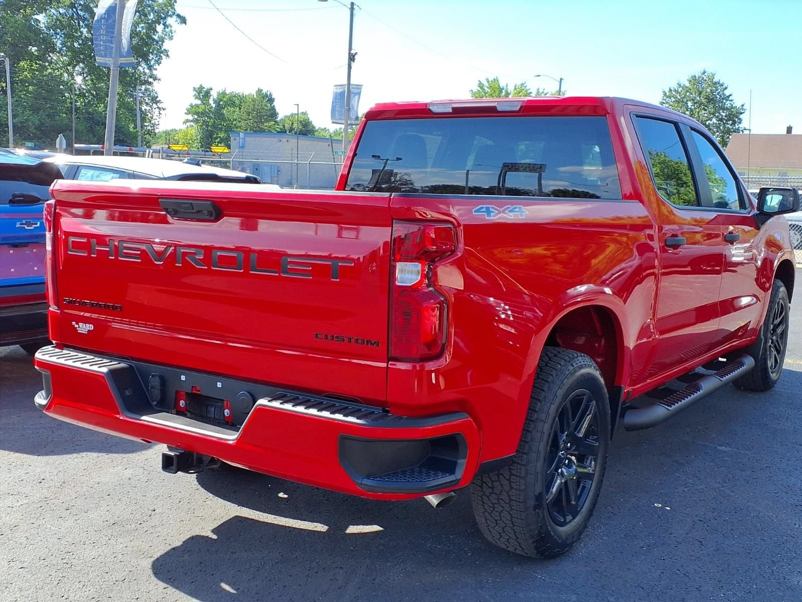 New 2026 Chevrolet Silverado 1500 Custom w/ Turbomax Blackout Package AWD/4WD image 2