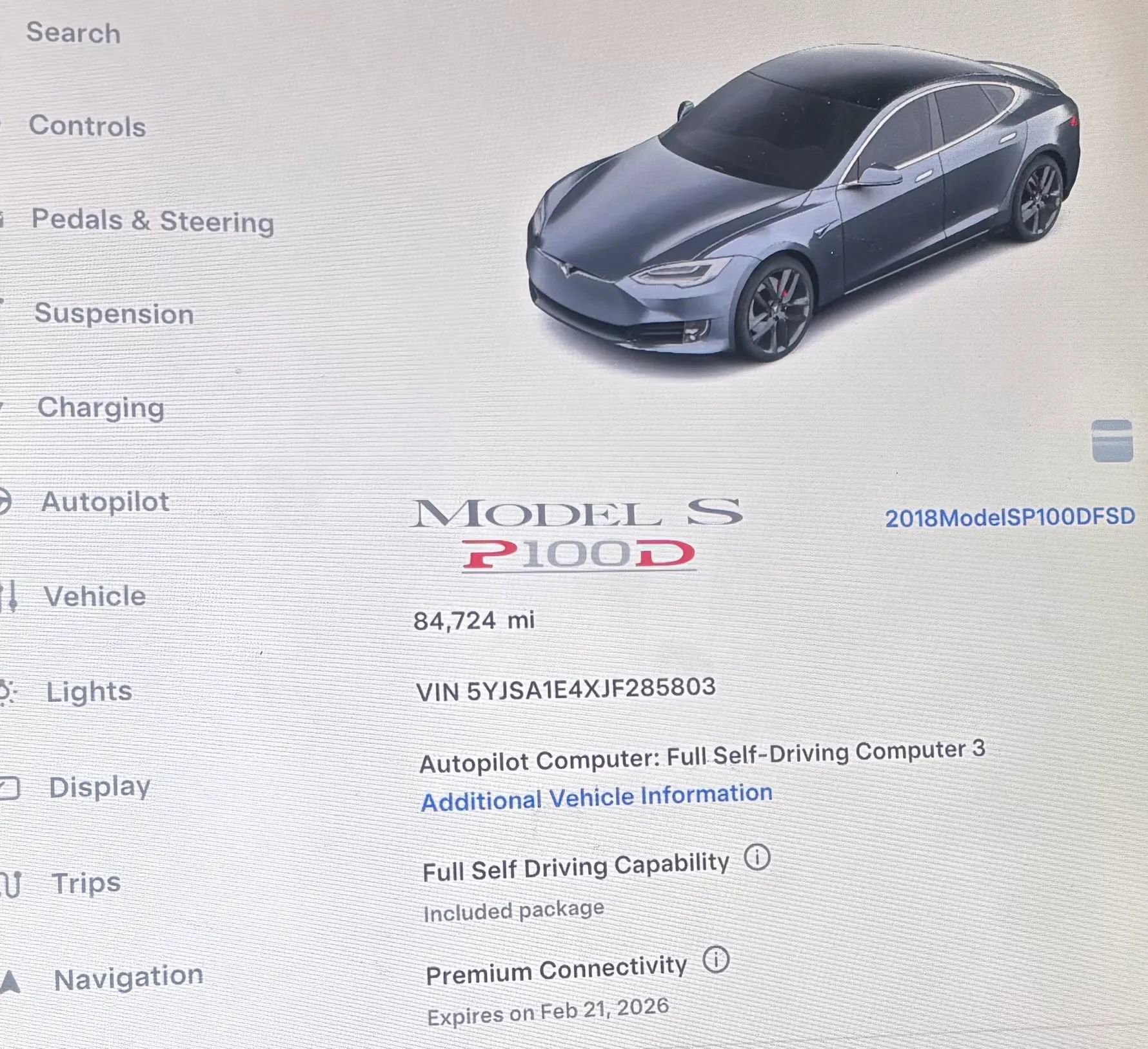 Used 2018 Tesla Model S P100D image 10