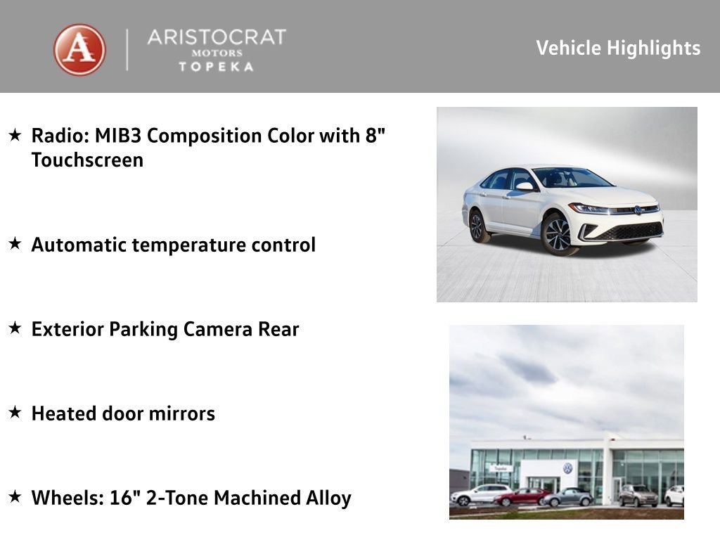 New 2026 Volkswagen Jetta S FWD image 2