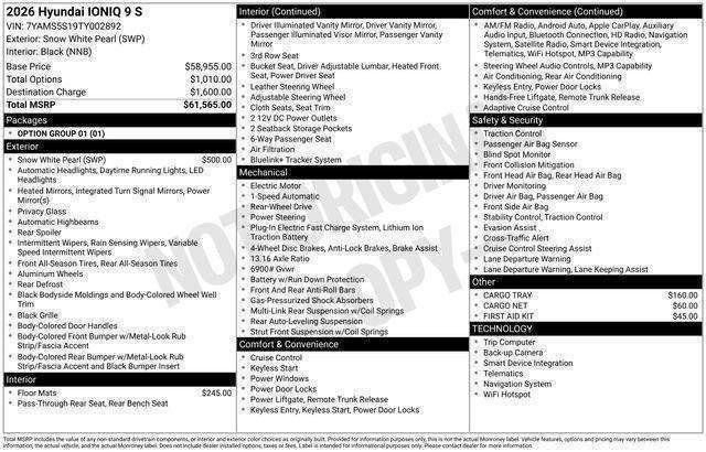 New 2026 Hyundai Ioniq 9 S image 27