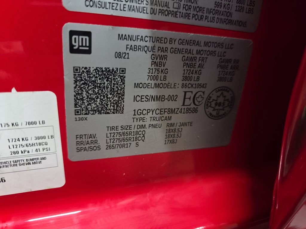 Used 2021 Chevrolet Silverado 1500 Custom Trail Boss image 34