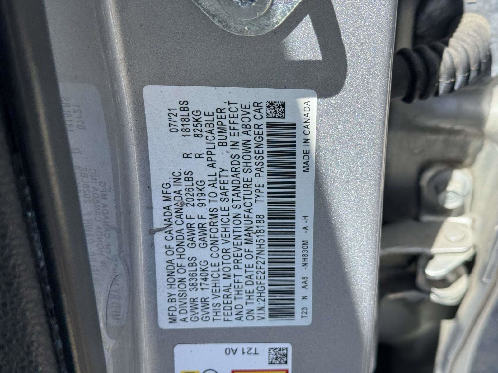Used 2022 Honda Civic LX image 14