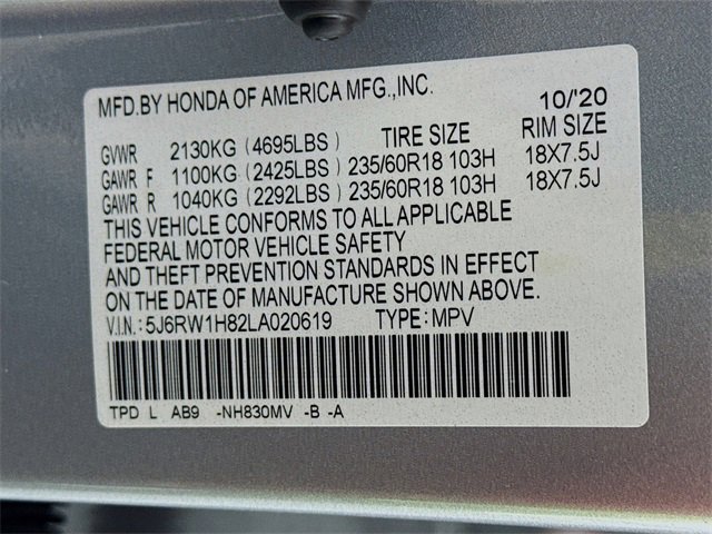 Used 2020 Honda CR-V EX-L image 32