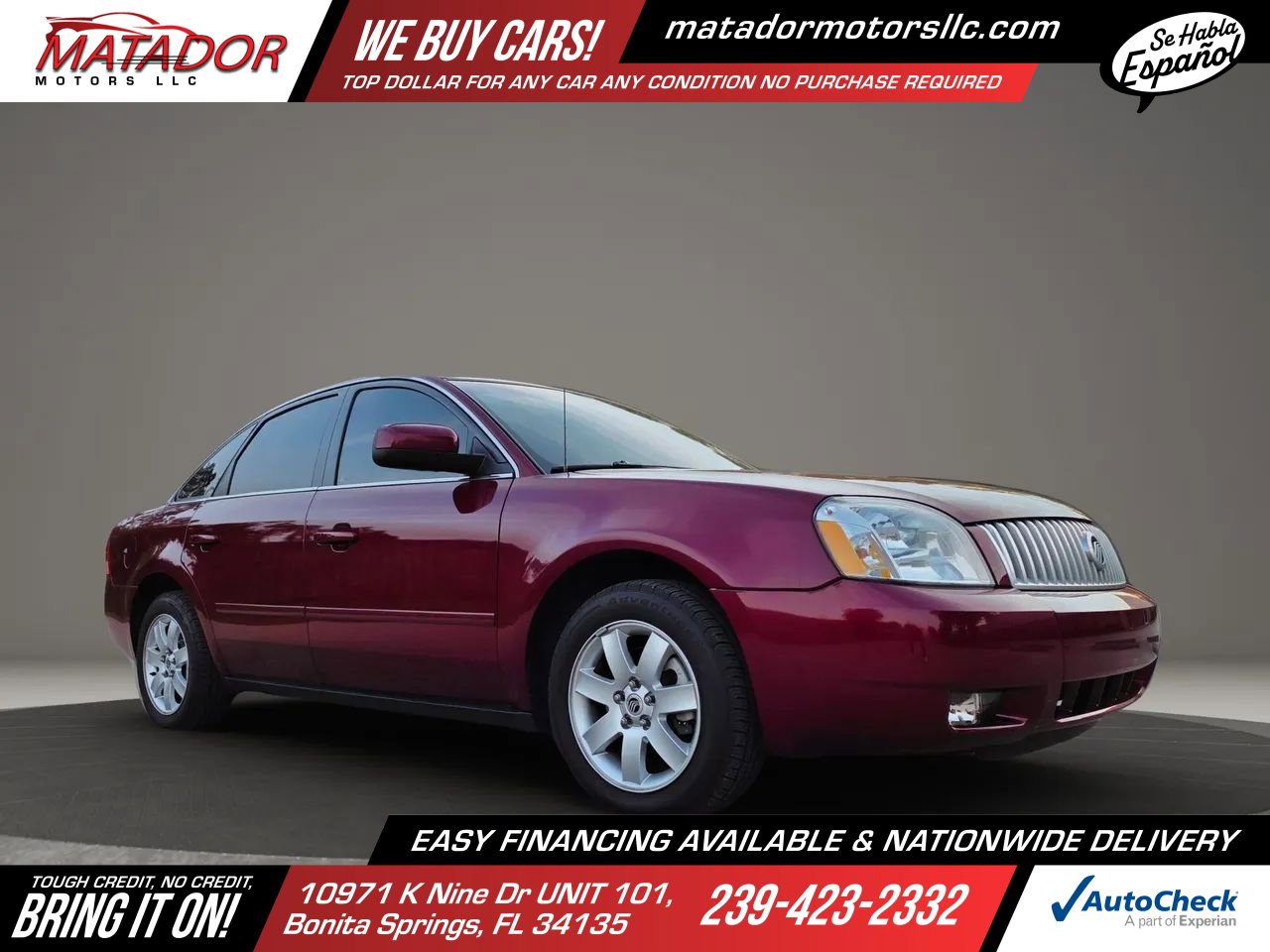 Used 2005 Mercury Montego Luxury image 3