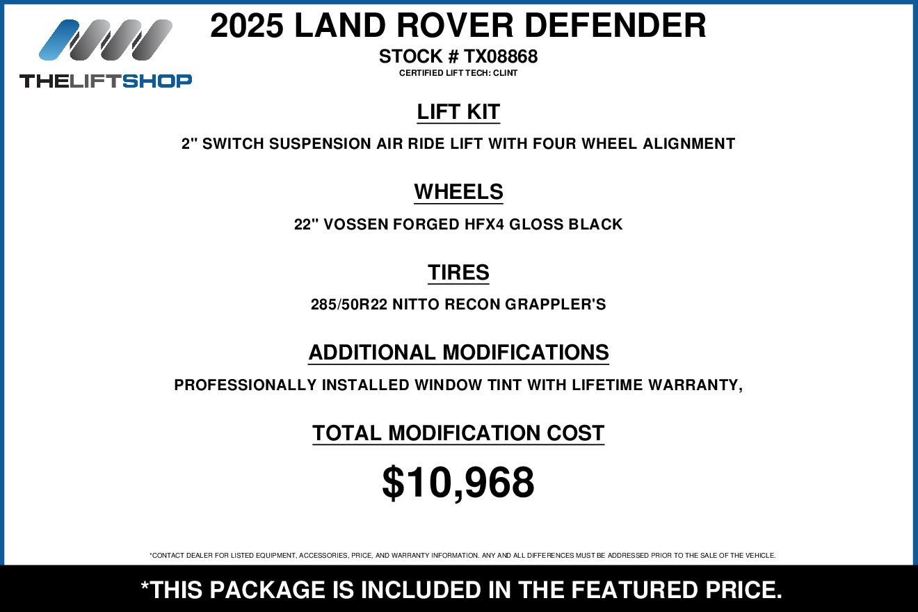 Used 2025 Land Rover Defender 130 V8 video 2
