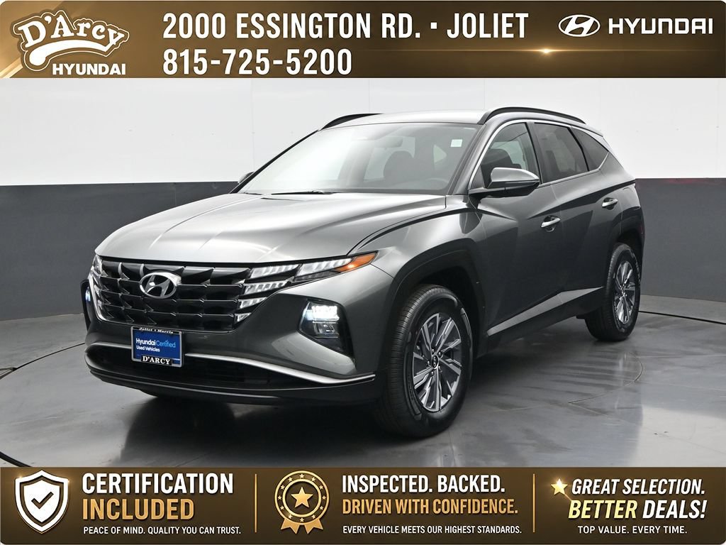 Certified 2022 Hyundai Tucson Blue w/ Cargo Package