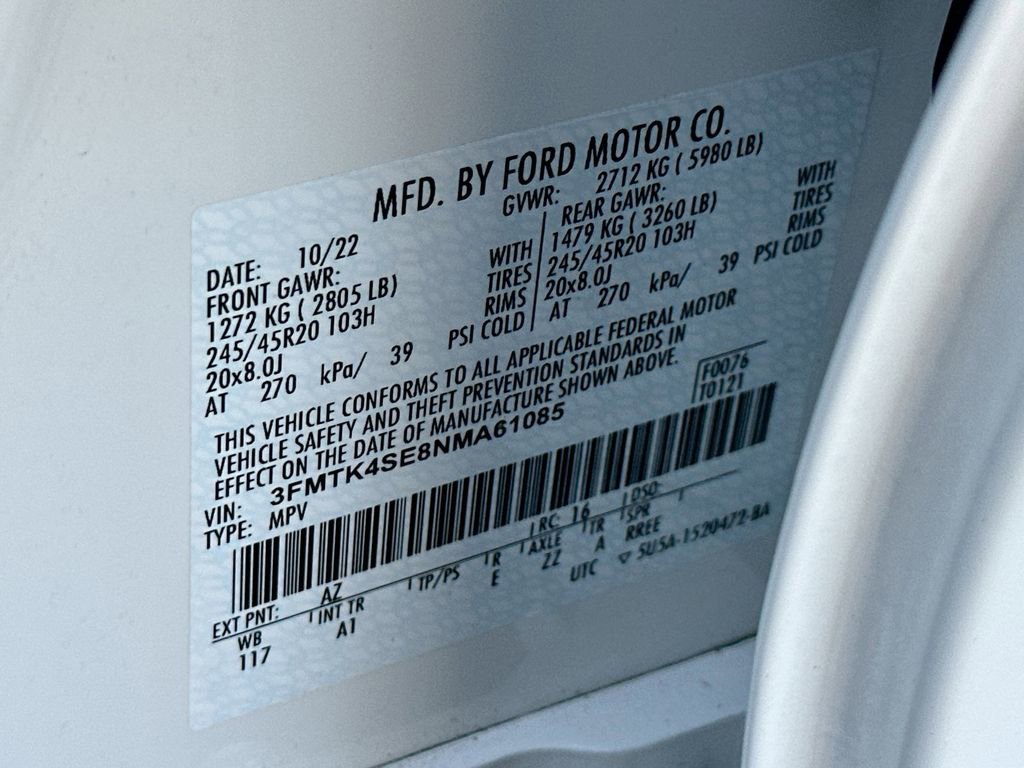 Used 2022 Ford Mustang Mach-E GT AWD/4WD image 32