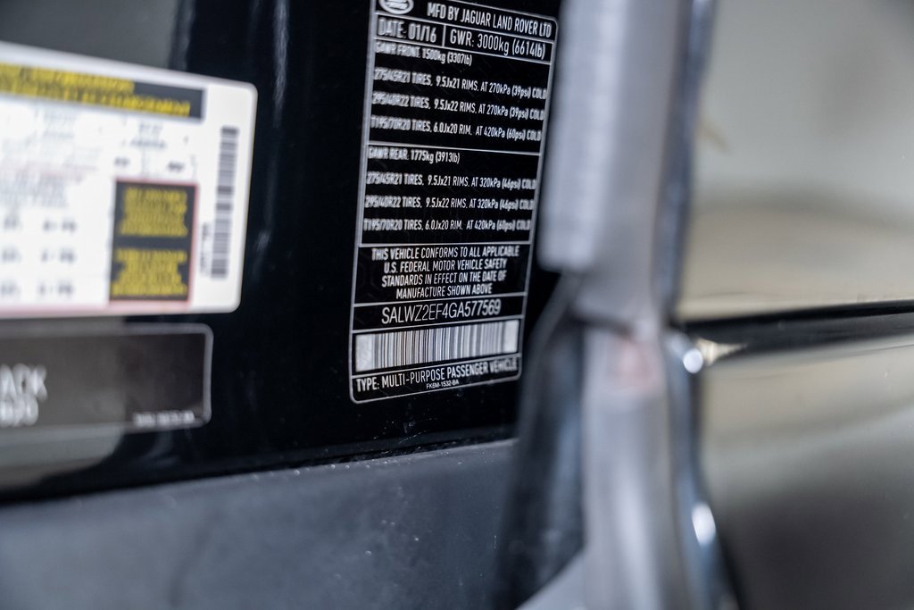 Used 2016 Land Rover Range Rover Sport SVR image 72