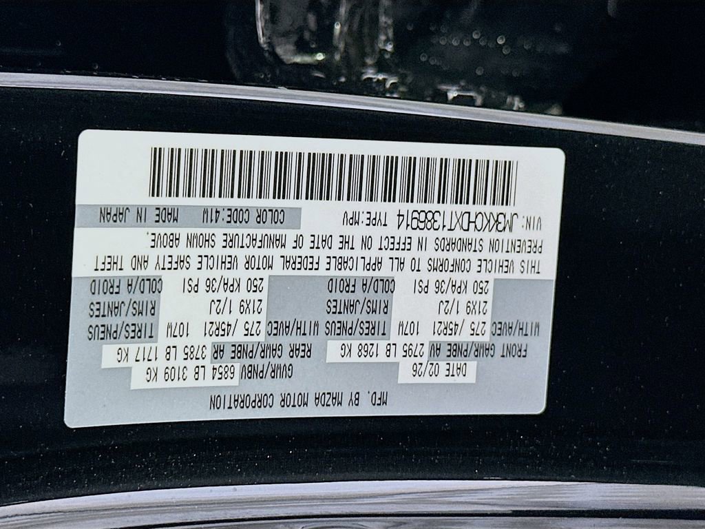 New 2026 MAZDA CX-90 3.3 Turbo w/ Premium Sport Pkg image 35