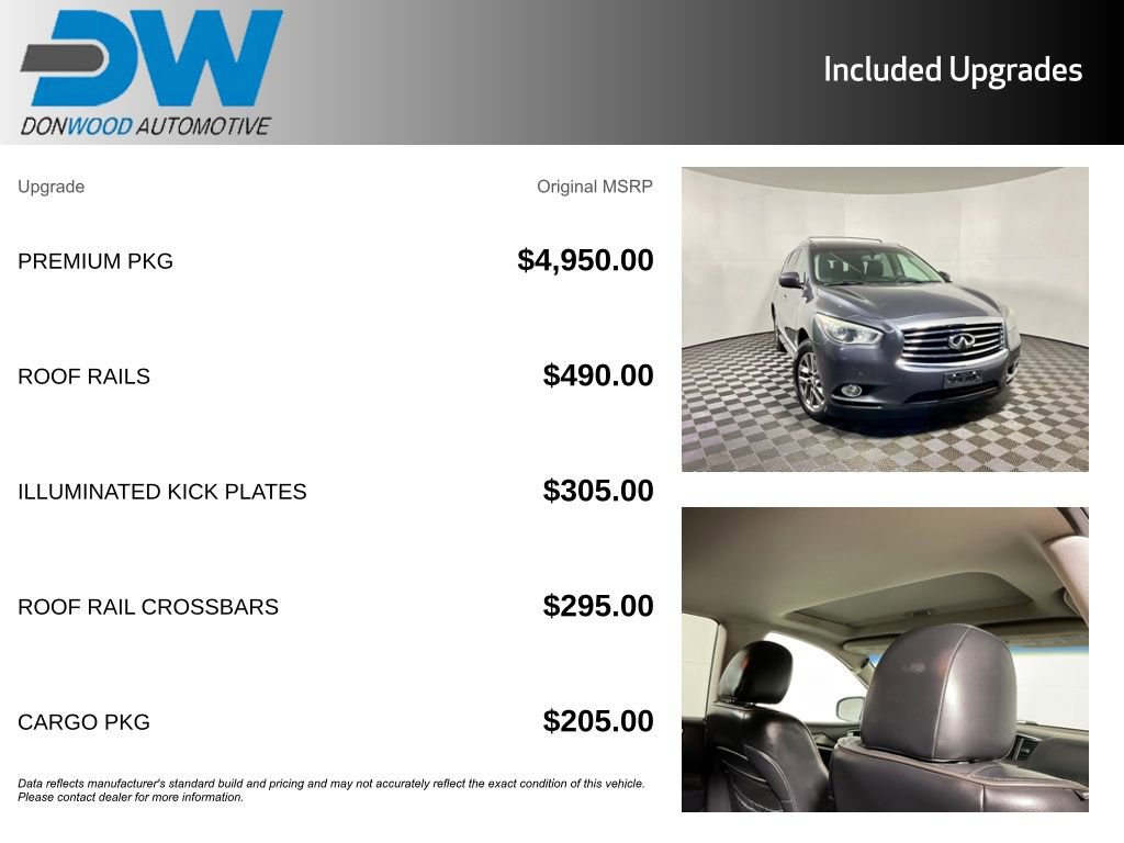 Used 2013 INFINITI JX35 AWD w/ Premium Pkg image 6