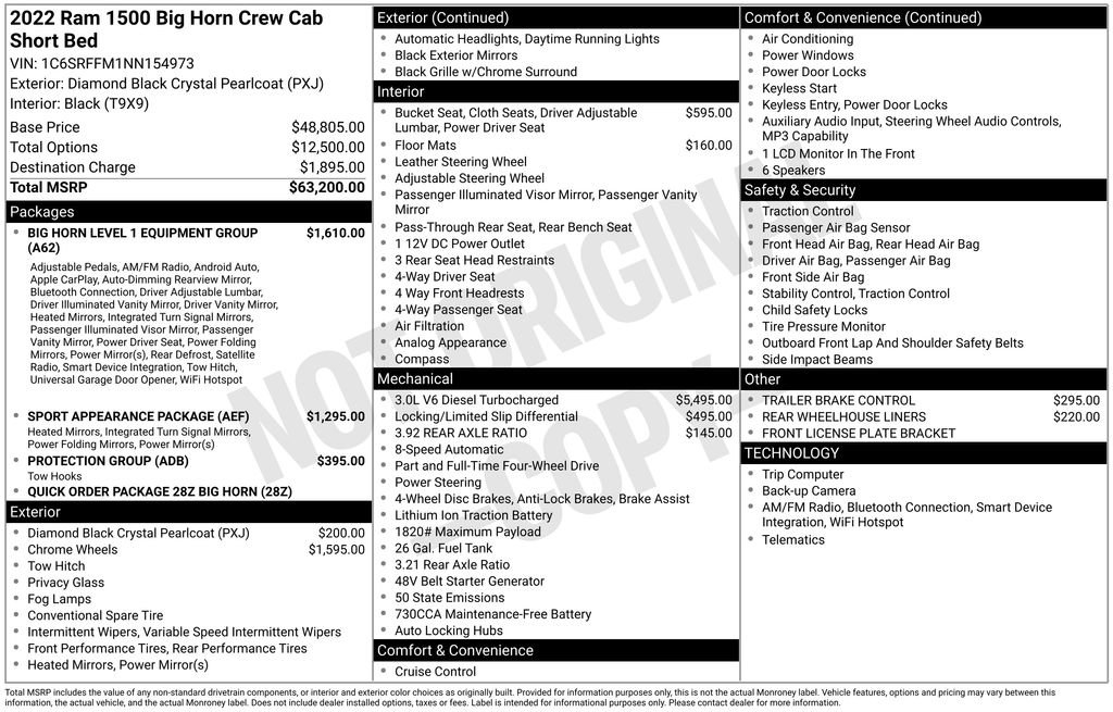 Used 2022 RAM 1500 Big Horn image 2