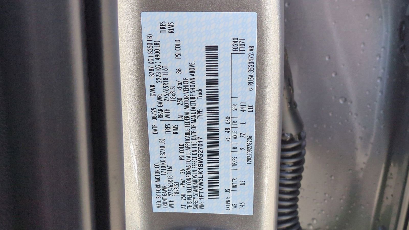 New 2025 Ford F150 Lightning XLT AWD/4WD image 36