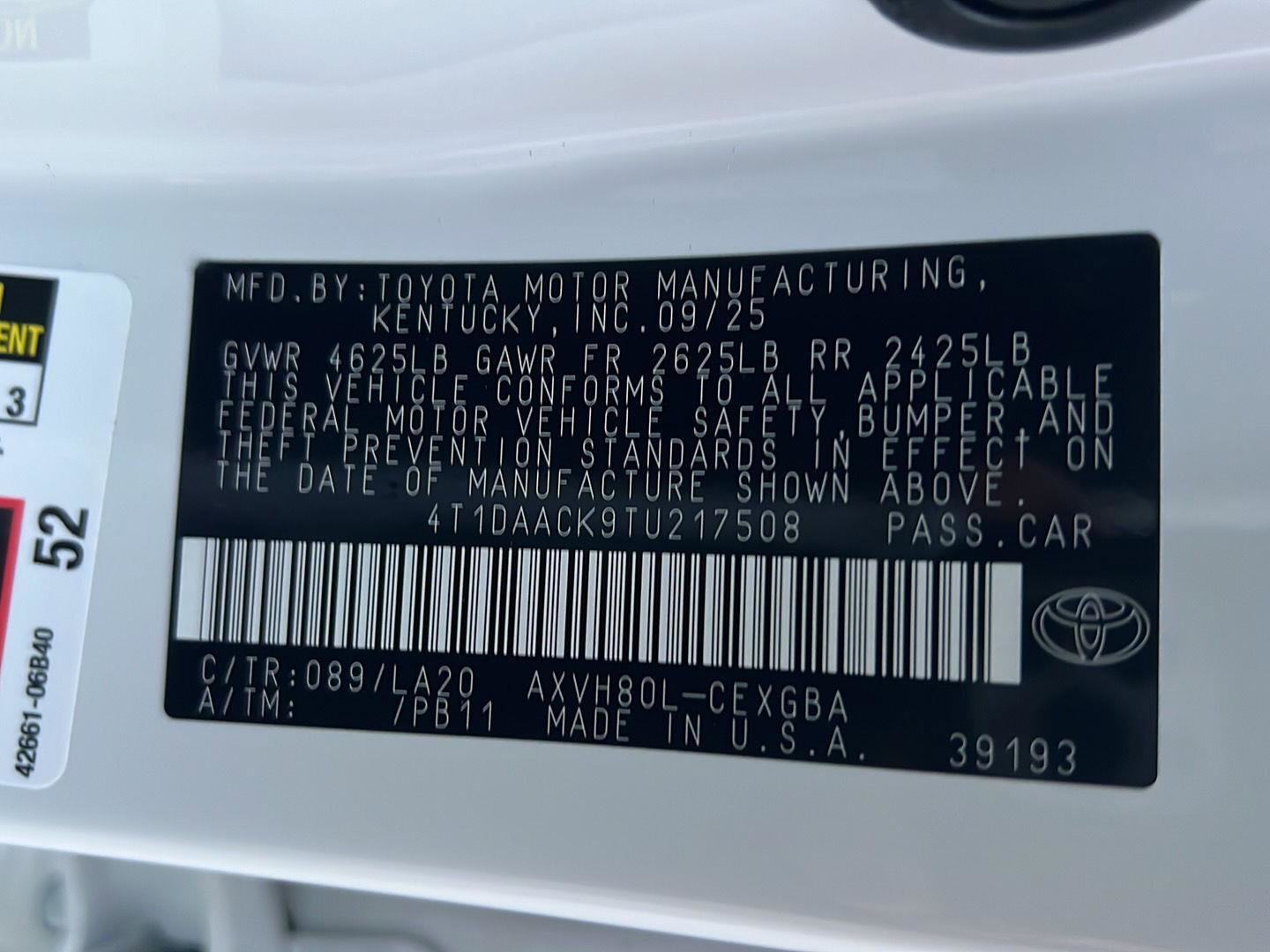 New 2026 Toyota Camry XLE image 37