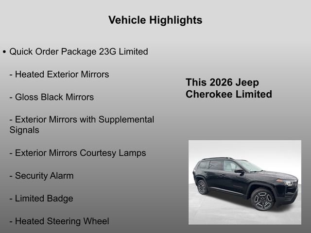 New 2026 Jeep Cherokee Limited image 33