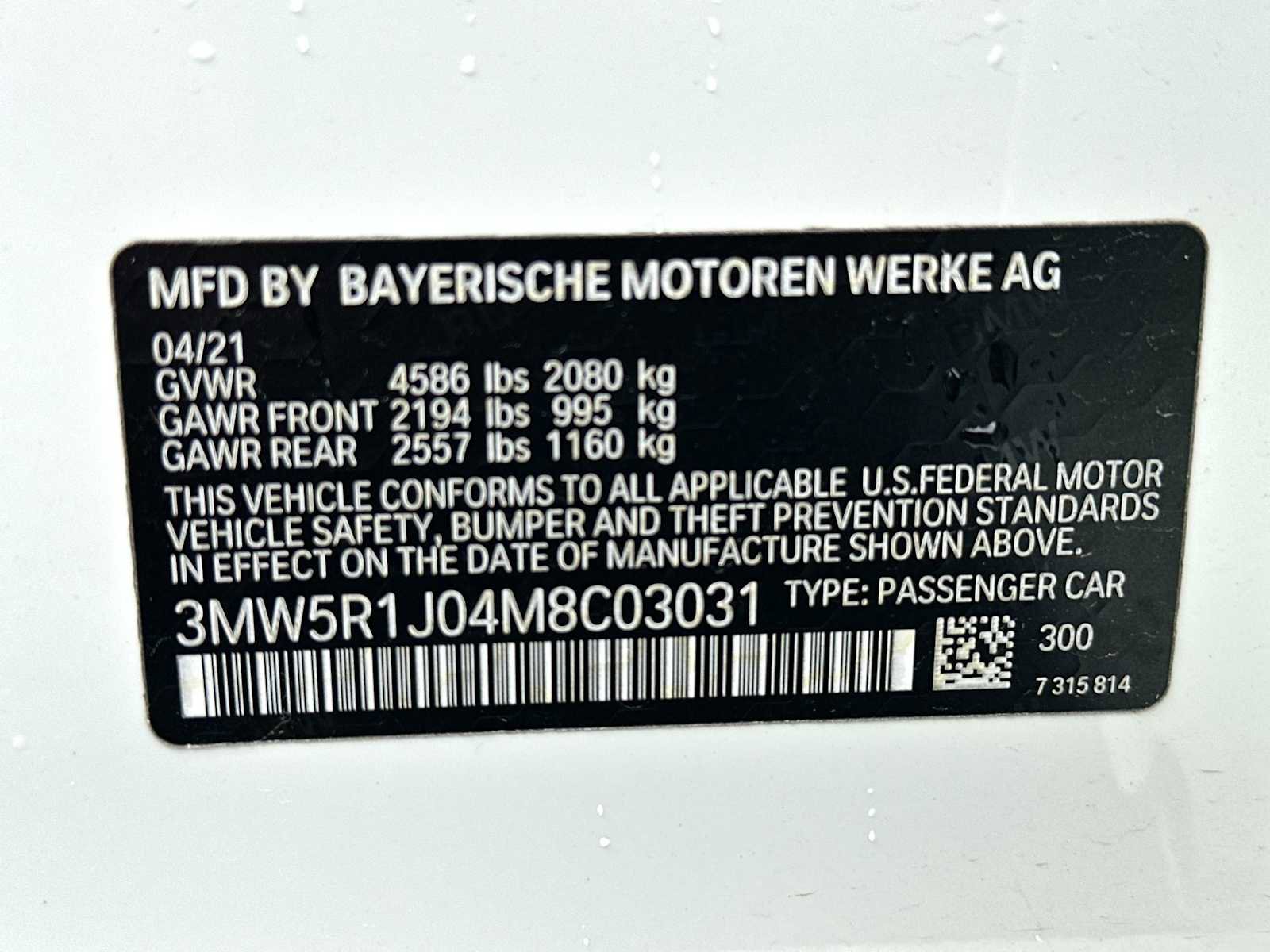 Used 2021 BMW 330i Sedan w/ Convenience Package image 22