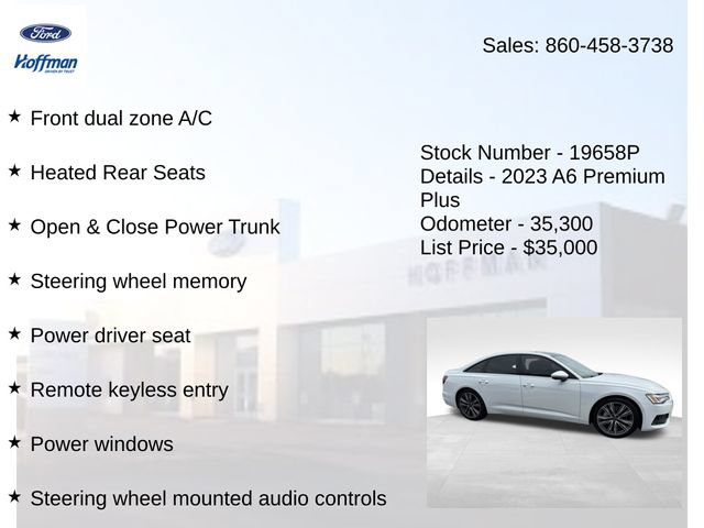 Used 2023 Audi A6 Premium Plus w/ Premium Plus Package AWD/4WD image 25