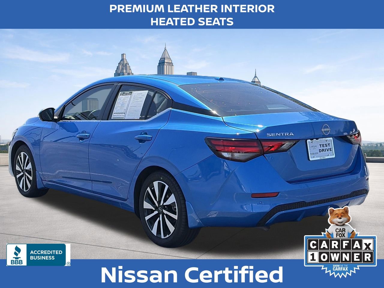 Certified 2025 Nissan Sentra SV w/ SV Premium Package FWD image 3