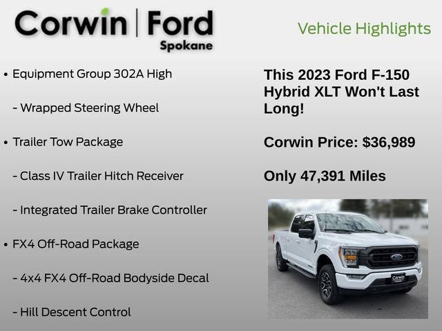 Used 2023 Ford F150 XLT w/ Equipment Group 302A High AWD/4WD image 19