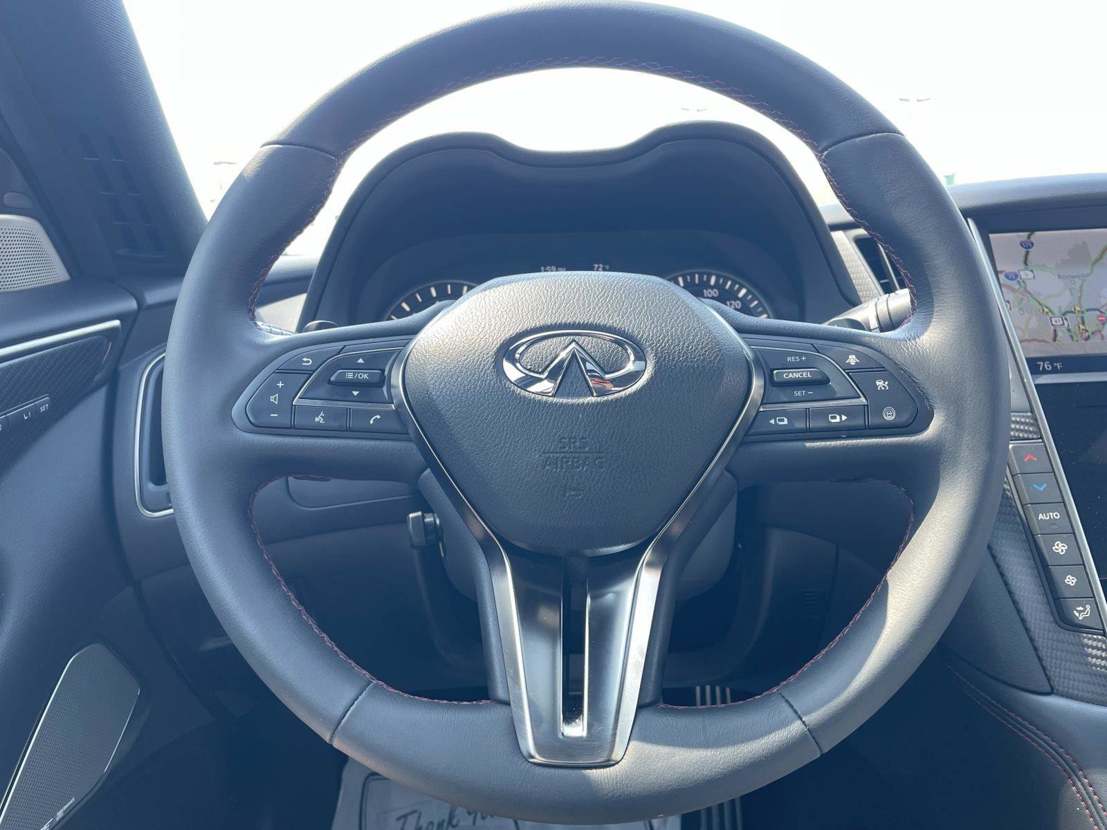 Used 2023 INFINITI Q50 Red Sport 400 w/ Black Opal Edition RWD image 23