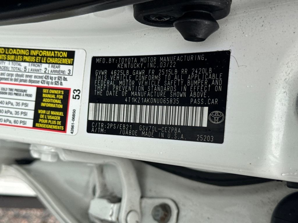 Used 2022 Toyota Camry TRD w/ TRD Package w/JBL Audio image 45