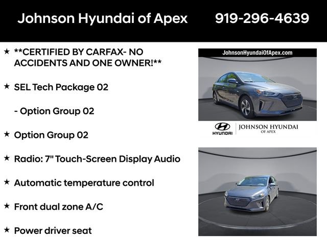 Used 2018 Hyundai Ioniq SEL w/ SEL Tech Package 02 FWD image 6
