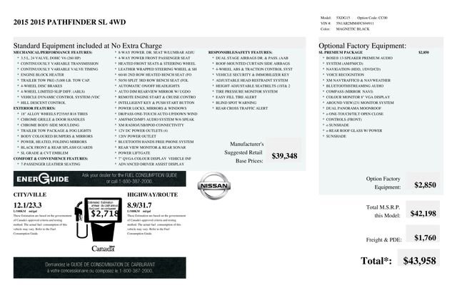 Used 2015 Nissan Pathfinder Platinum AWD/4WD image 4