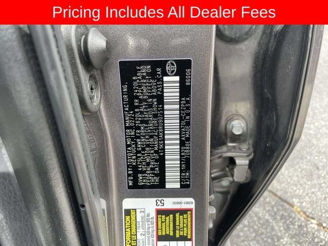 Used 2024 Toyota Camry XSE FWD image 35