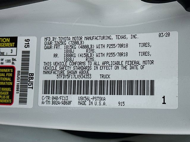 Used 2020 Toyota Tundra SR5 image 26