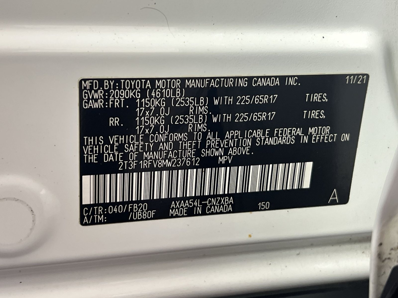 Used 2021 Toyota RAV4 LE AWD/4WD image 29