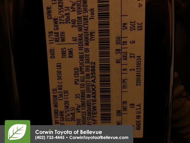 Used 2019 Ford F150 Lariat w/ Equipment Group 502A Luxury image 27