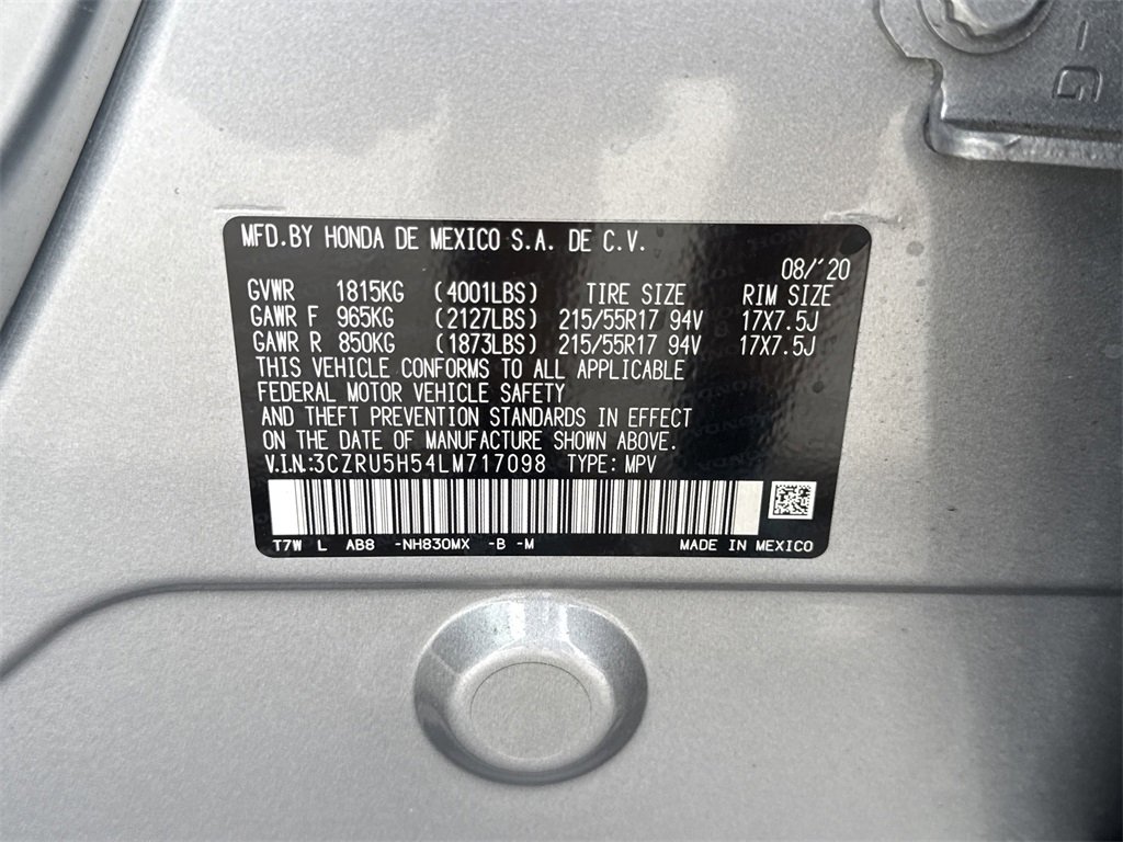 Used 2020 Honda HR-V EX image 38