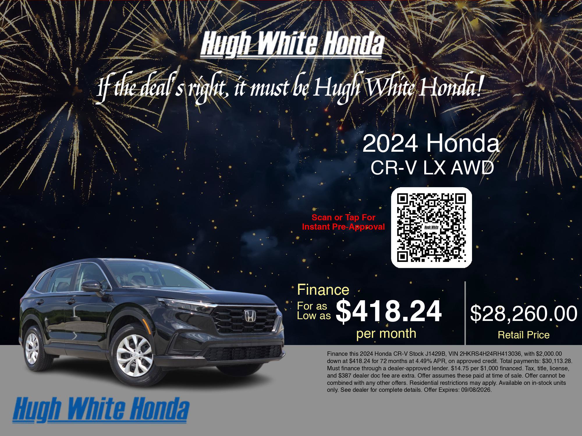 Used 2024 Honda CR-V LX image 3