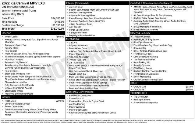 Used 2022 Kia Carnival LX FWD image 32