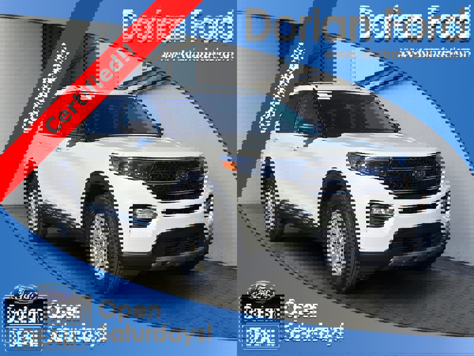 Certified 2022 Ford Explorer XLT w/ Equipment Group 202A