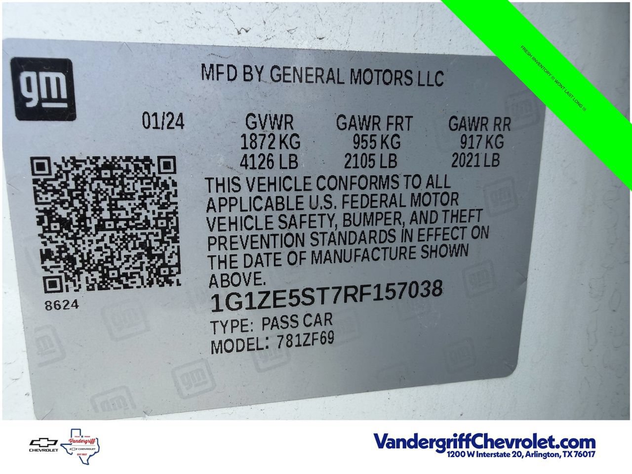 Certified 2024 Chevrolet Malibu LT FWD image 32