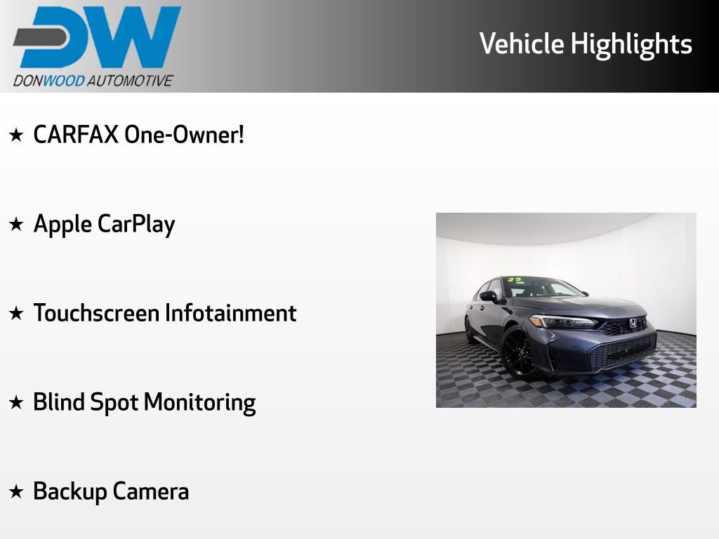 Used 2025 Honda Civic Sport image 3