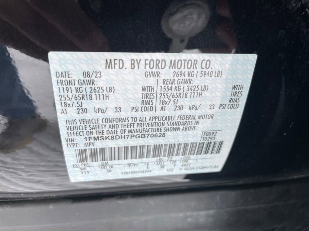 Used 2023 Ford Explorer XLT w/ Equipment Group 202A AWD/4WD image 45