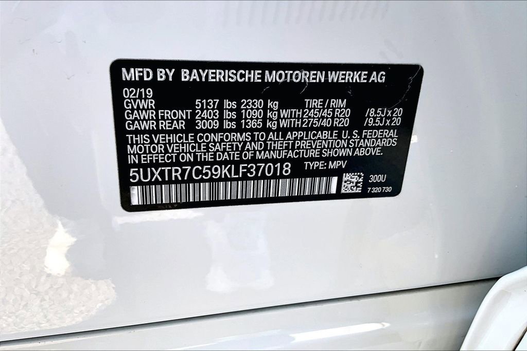 Used 2019 BMW X3 sDrive30i w/ M Sport Package 2 image 43