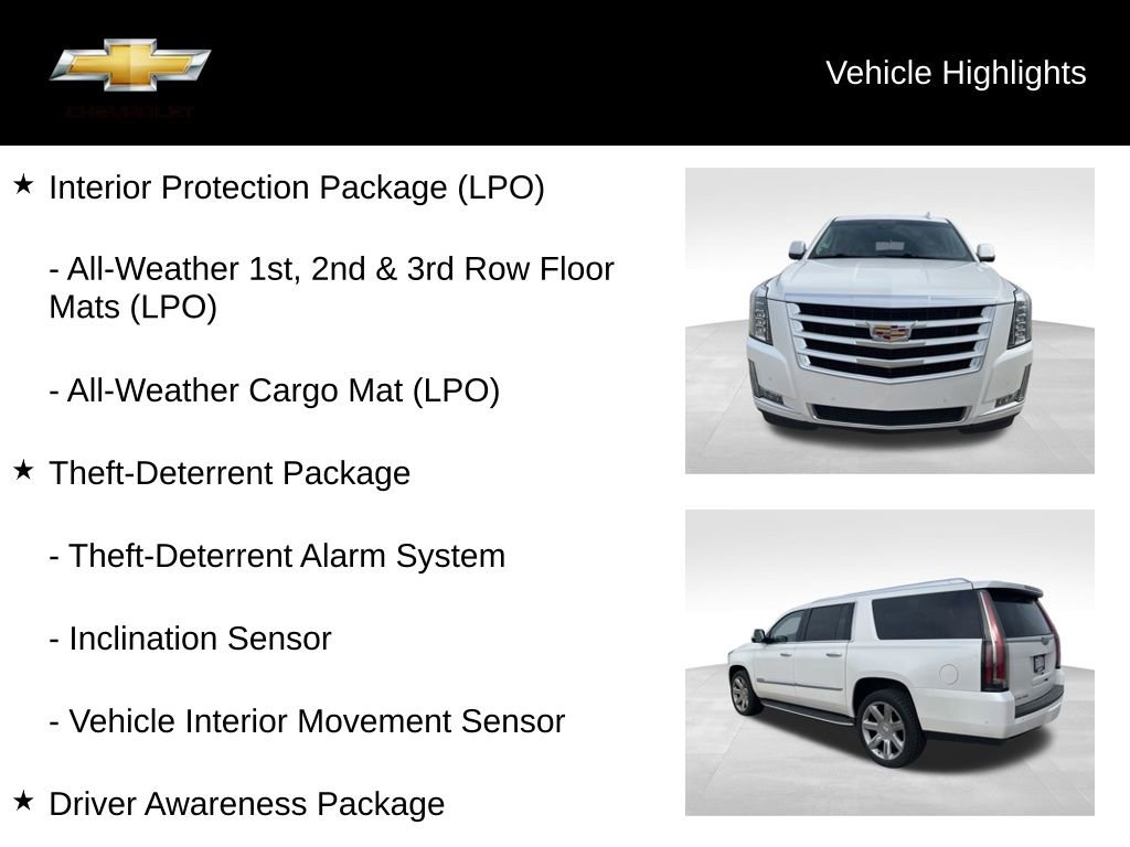 Used 2017 Cadillac Escalade ESV Luxury image 20