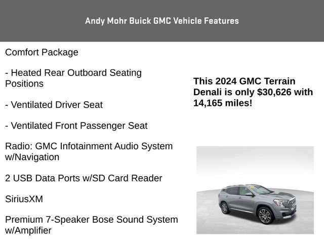 Used 2024 GMC Terrain Denali w/ Denali Premium Package image 16