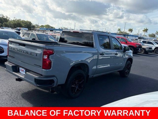Certified 2025 Chevrolet Silverado 1500 Custom w/ Turbomax Blackout Package RWD image 6