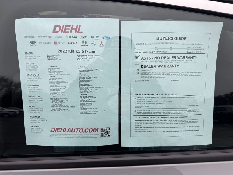 Used 2022 Kia K5 GT-Line image 9