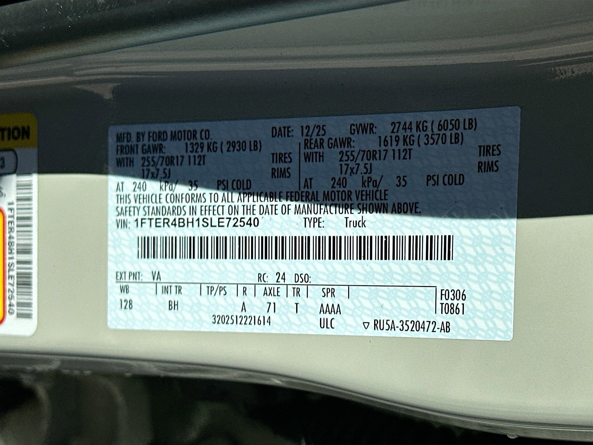 New 2025 Ford Ranger XL image 19